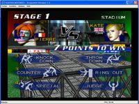 une photo d'Ã©cran de Fighters Destiny 2 sur Nintendo 64